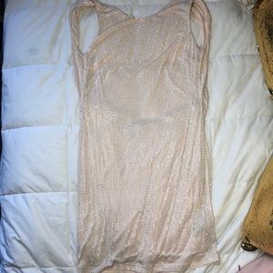 Blush Rhinestone dress